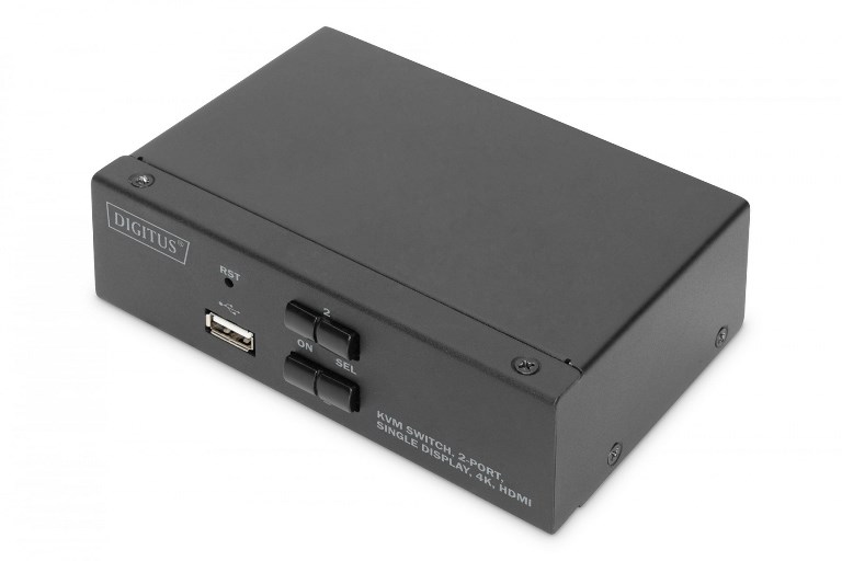 SWITCH KVM 2 PC CON PORTE 2 HDMI E USB (DS-12870)