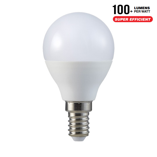 LAMPADINA A LED BULBO 4.5W E14 P45 4000K …
