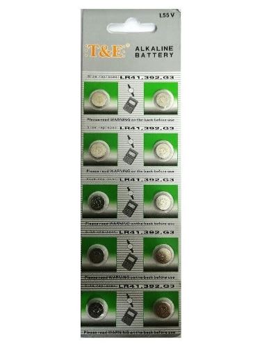 BATTERIE BOTTONE MINI 1.55V AG3 LR41 392 G3 …
