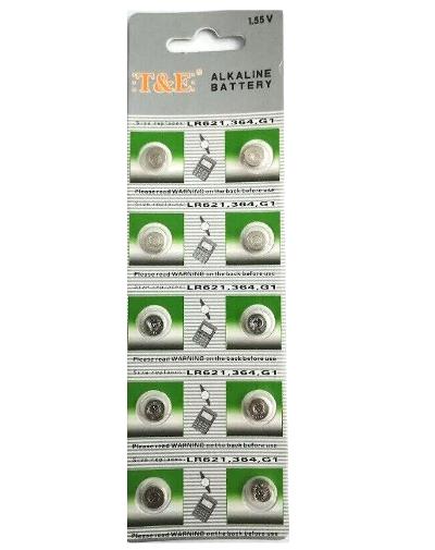 BATTERIE BOTTONE MINI 1.55V AG1 LR621 364 G4 …