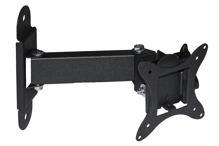 STAFFA SUPPORTO A PARETE 2 SNODI PER TV DA 14" A 27" (LKBR131)