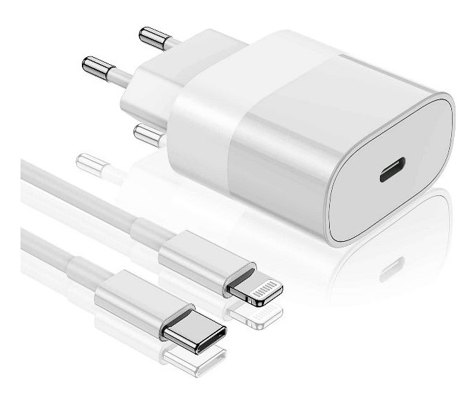 ADATTATORE CARICATORE IPHONE CAVO DA USB-C A LIGHTNING …