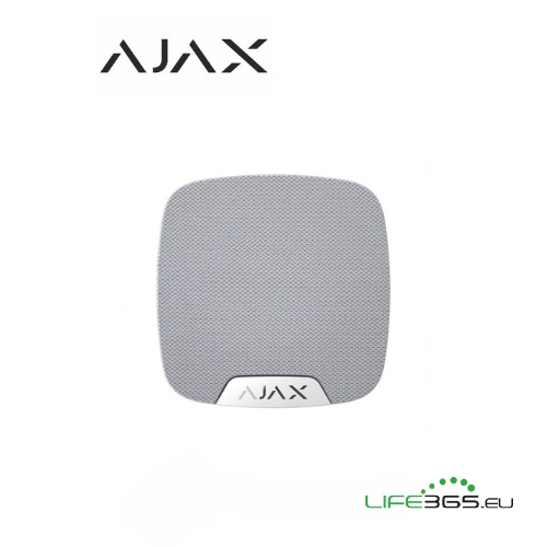 SENSORE SIRENA HOMESIREN AJHS SIRENA SENZA FILI 868MHZ WIRELESS PER INTERNI COLORE BIANCO (38111)