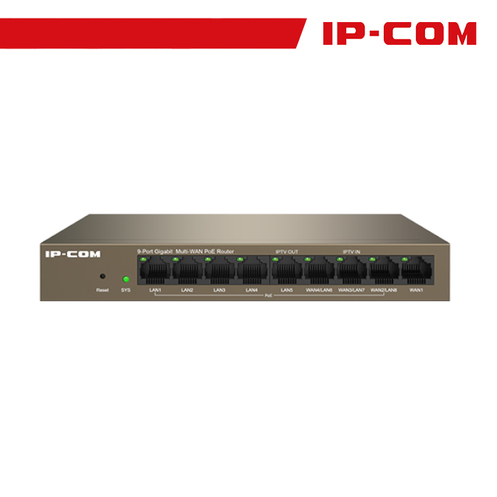 SWITCH RETE 9 PORTE POE 95W GESTITO DA CLOUD M20-8G-POE
