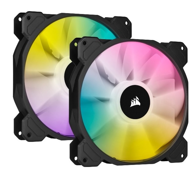 VENTOLA PER CASE ICUE SP140 140X140 RGB ELITE PERFORMANCE (CO-9050111-WW) DUAL PACK NERO