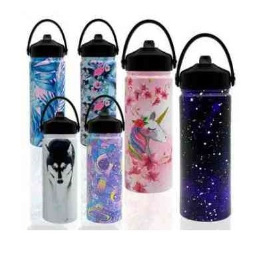 BOTTIGLIA TERMICA 500ML FANTASY - COLORI ASSORTITI - …