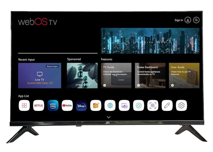 TV LED 43" JCL43WEBOS4K 4K ULTRA HD SMART …