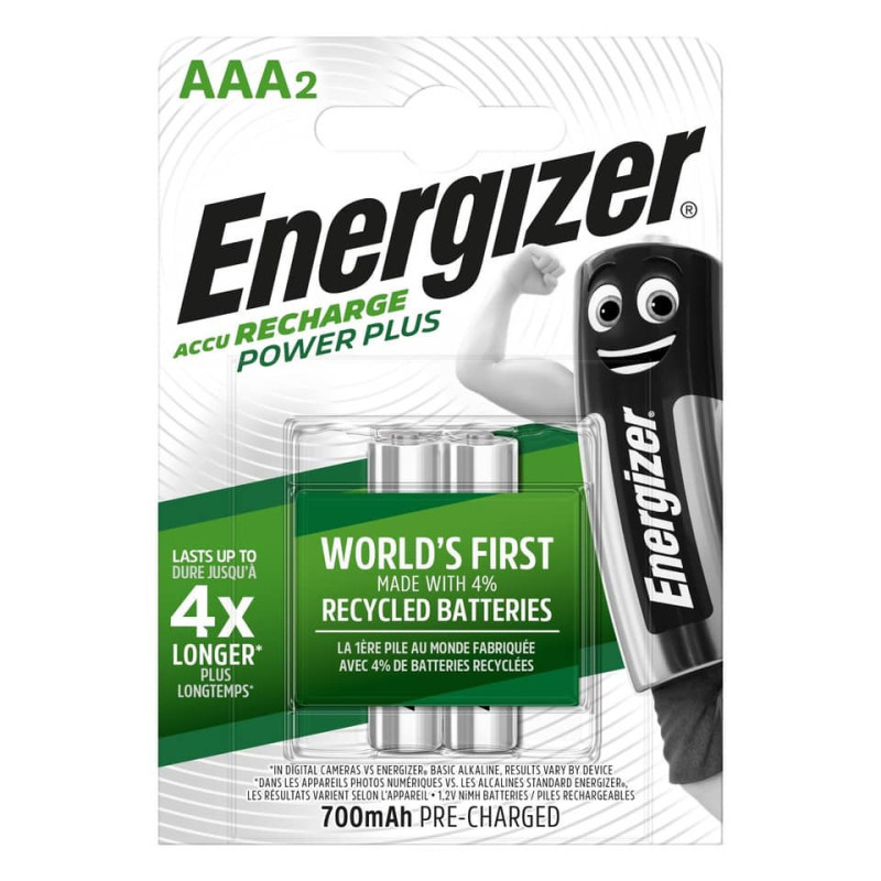 Batterie ricaricabili ENERGIZER Power Plus AAA - 700 …