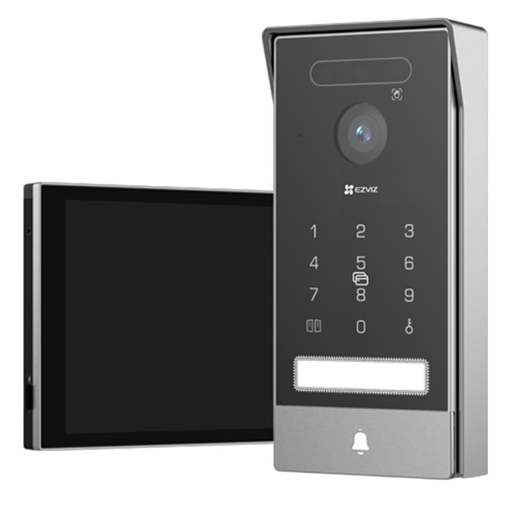 VIDEOCITOFONO HP7 PRO - 4K SCHERMO TOUCH 8" - TASTIERINO - CONTROLLO REMOTO - RILEVAMENTO MOVIMENTO (EZVCSHP7PRO)