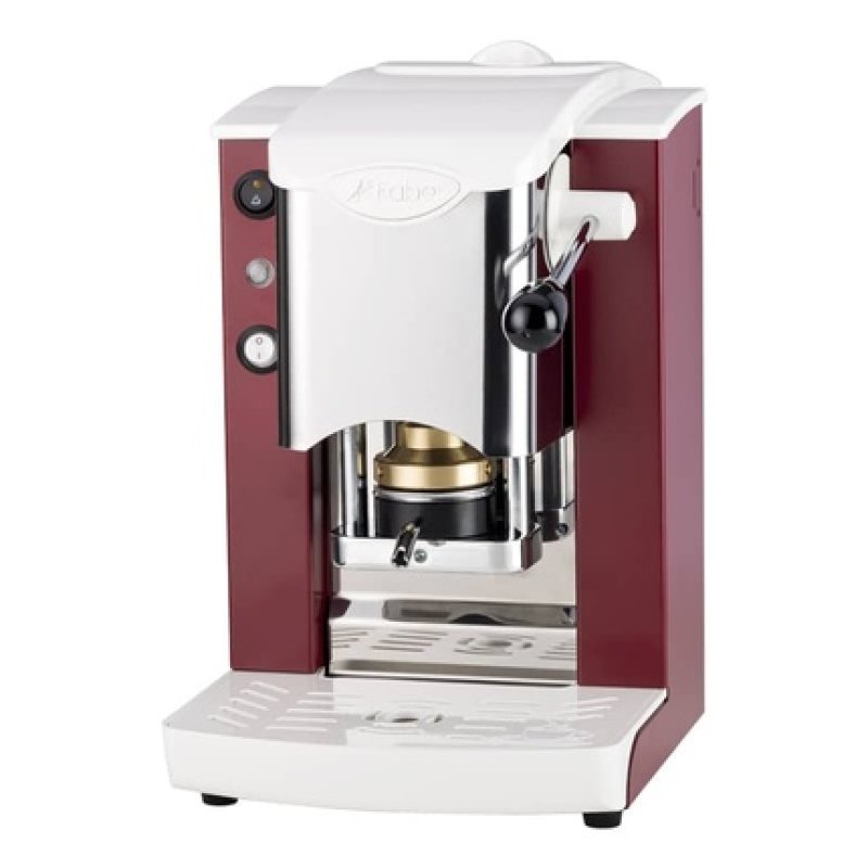 MACCHINA DA CAFFE' A CIALDE PLAST SLOT INOX BORGOGNA ABS BIANCO (SIBORBBASOTT)