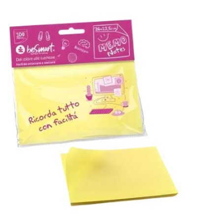 POST-IT STICK NOTES GIALLO 76X125 (1 BLOCCHETTO DA 100 FOGLI)