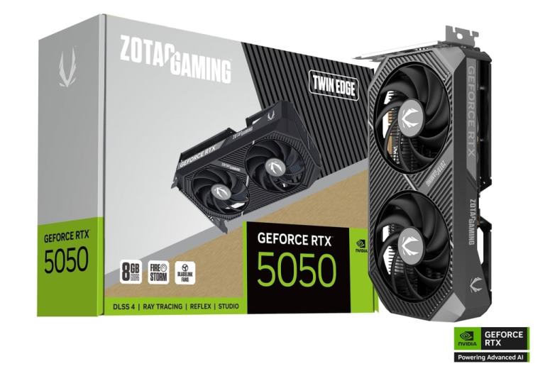 SCHEDA VIDEO GEFORCE RTX 5050 GAMING TWIN EDGE 8 GB (ZT-B50500E-10M)