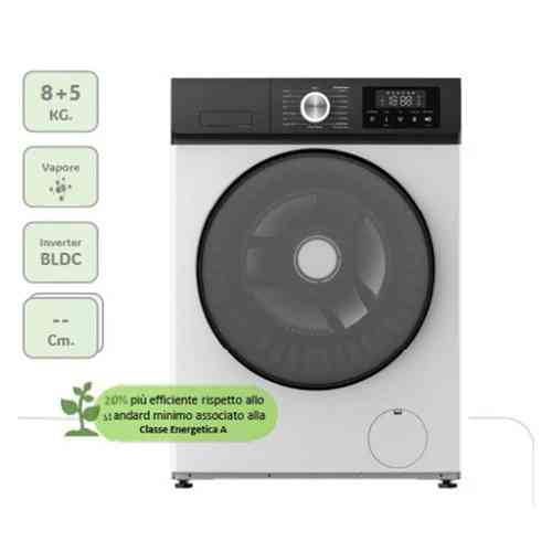 LAVATRICE LAVASCIUGA AQUA805012K-W CAPACITA' 8+5 KG CENTRIFUGA 1200 GIRI