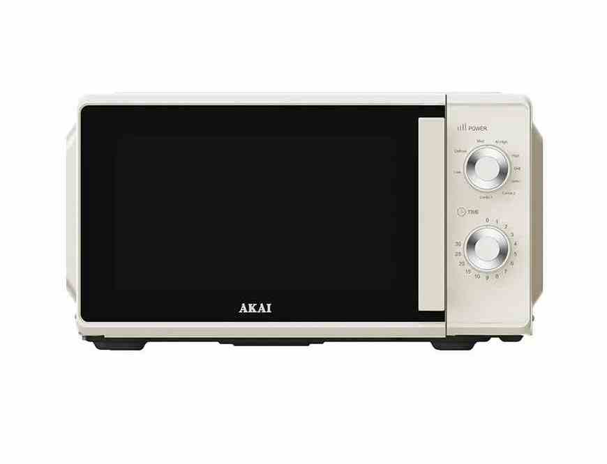 FORNO A MICROONDE CON GRILL AKMW202C CREMA - 20 LITRI 700 WATT