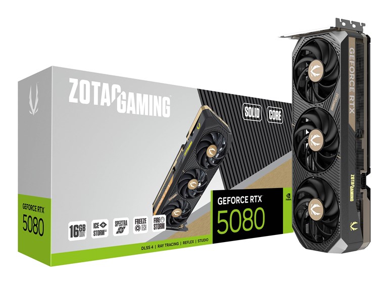 SCHEDA VIDEO GEFORCE RTX 5080 16 GB SOLID CORE (ZT-B50800D2-10P)