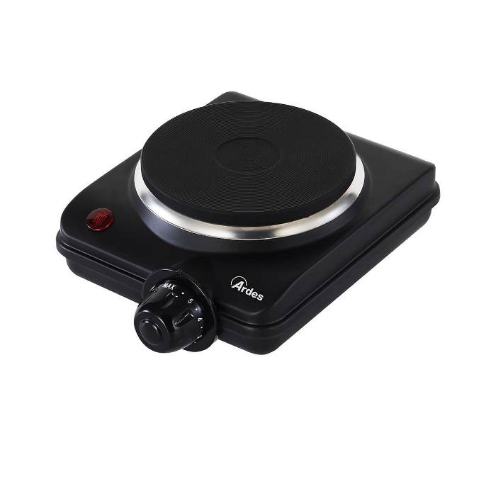 FORNELLO ELETTRICO ARFOEL03 PORTATILE - PIASTRA 10CM - 300W - NERO