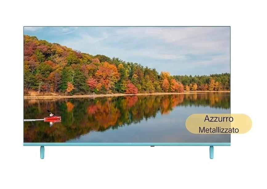 TV QLED 40" ND40S408QMBL HD SMART TV VIDAA WIFI DVB-T2 AZZURRO METALLIZZATO