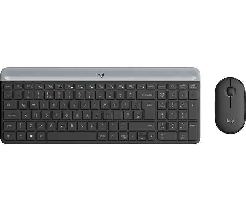 KIT MK470 TASTIERA + MOUSE NANO WIRELESS COMBO NERO (920-009196)