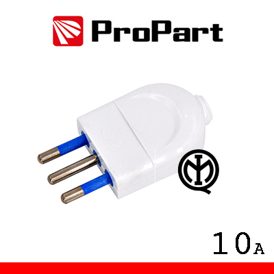 SPINA 10A 2P+T POLYBAG (PES1002-WP)
