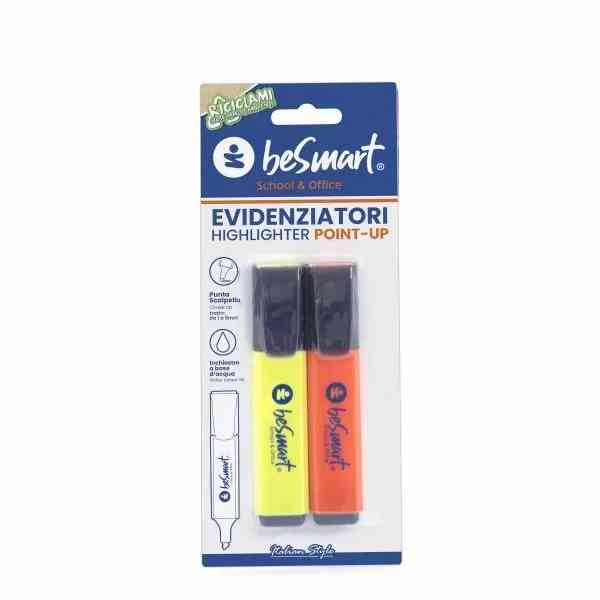 BLISTER 2 EVIDENZIATORI POINT-UP COLORI BRILLANTI (01020028)