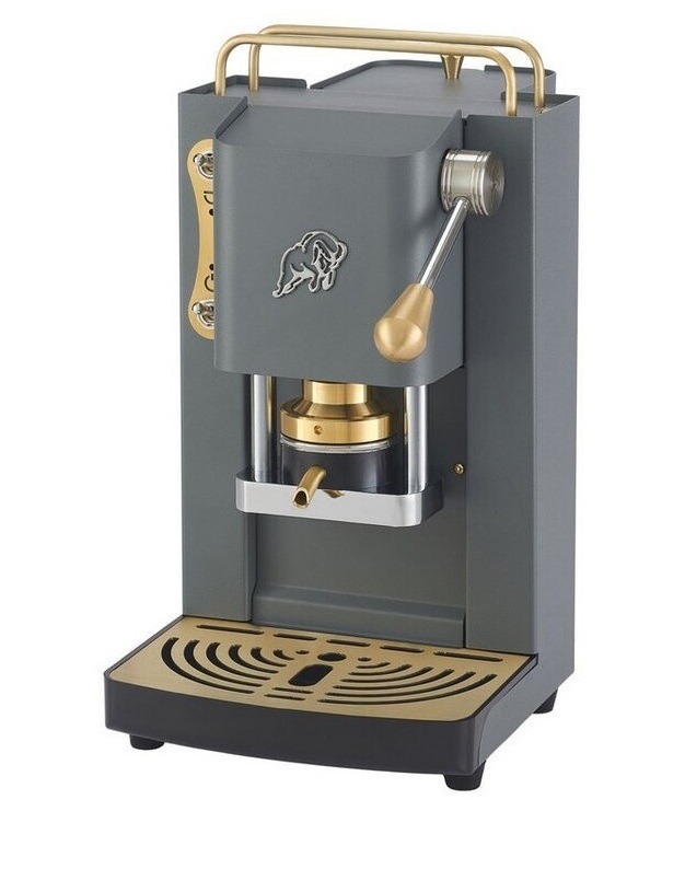MACCHINA DA CAFFE' A CIALDE PRO 3.0 ESSENTIAL BRITISH GREEN BRASS VERDE/OTTONE