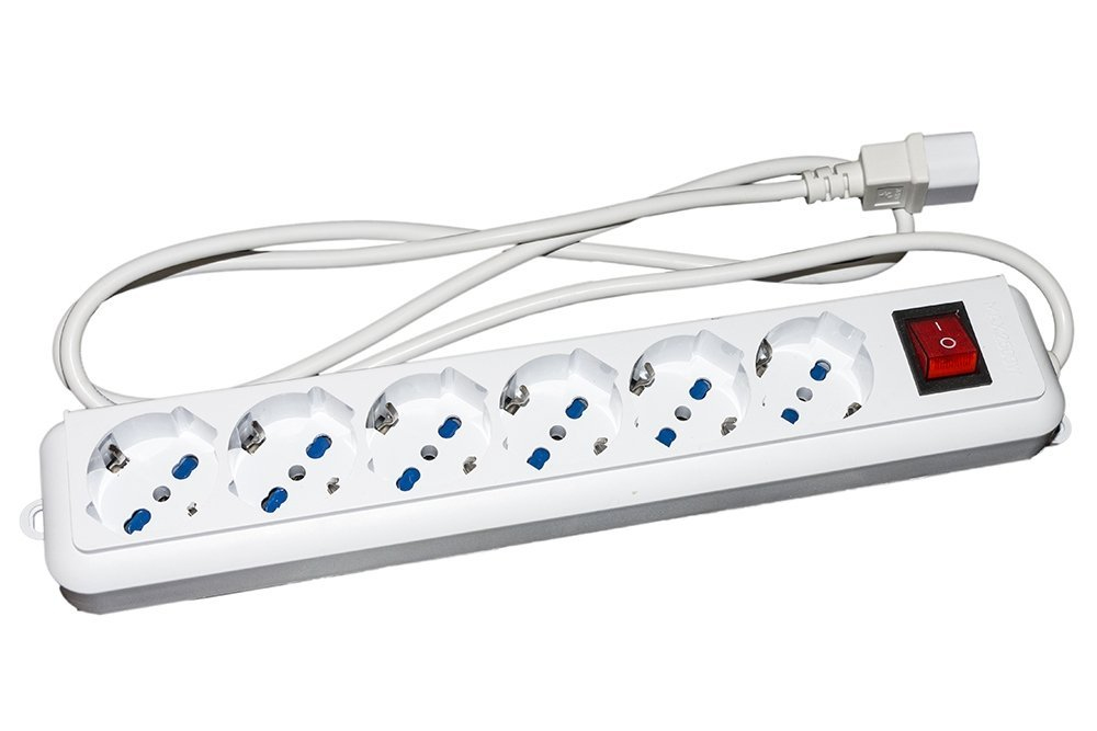 PRESA MULTIPLA LINK 6 SCHUKO X UPS SPINA …
