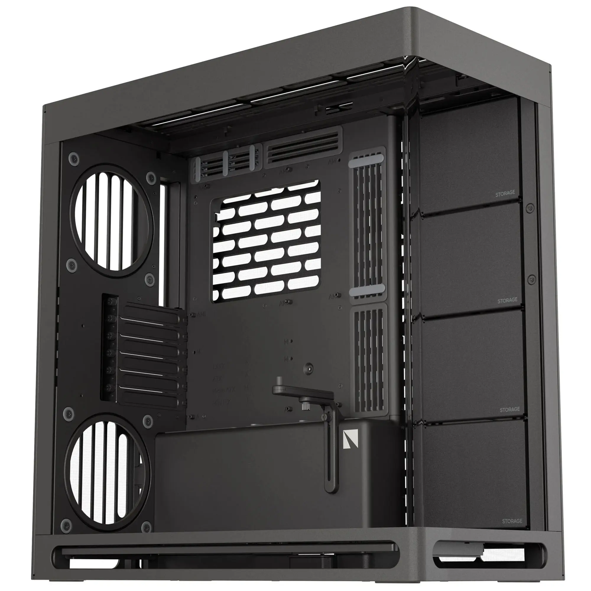 HAVN HS 420, E-ATX, Tempered Glass - Nero