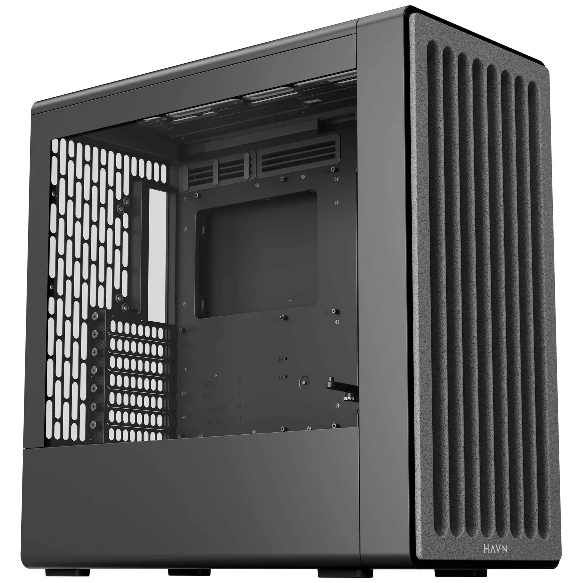 HAVN BF 360, E-ATX, Tempered Glass - Nero