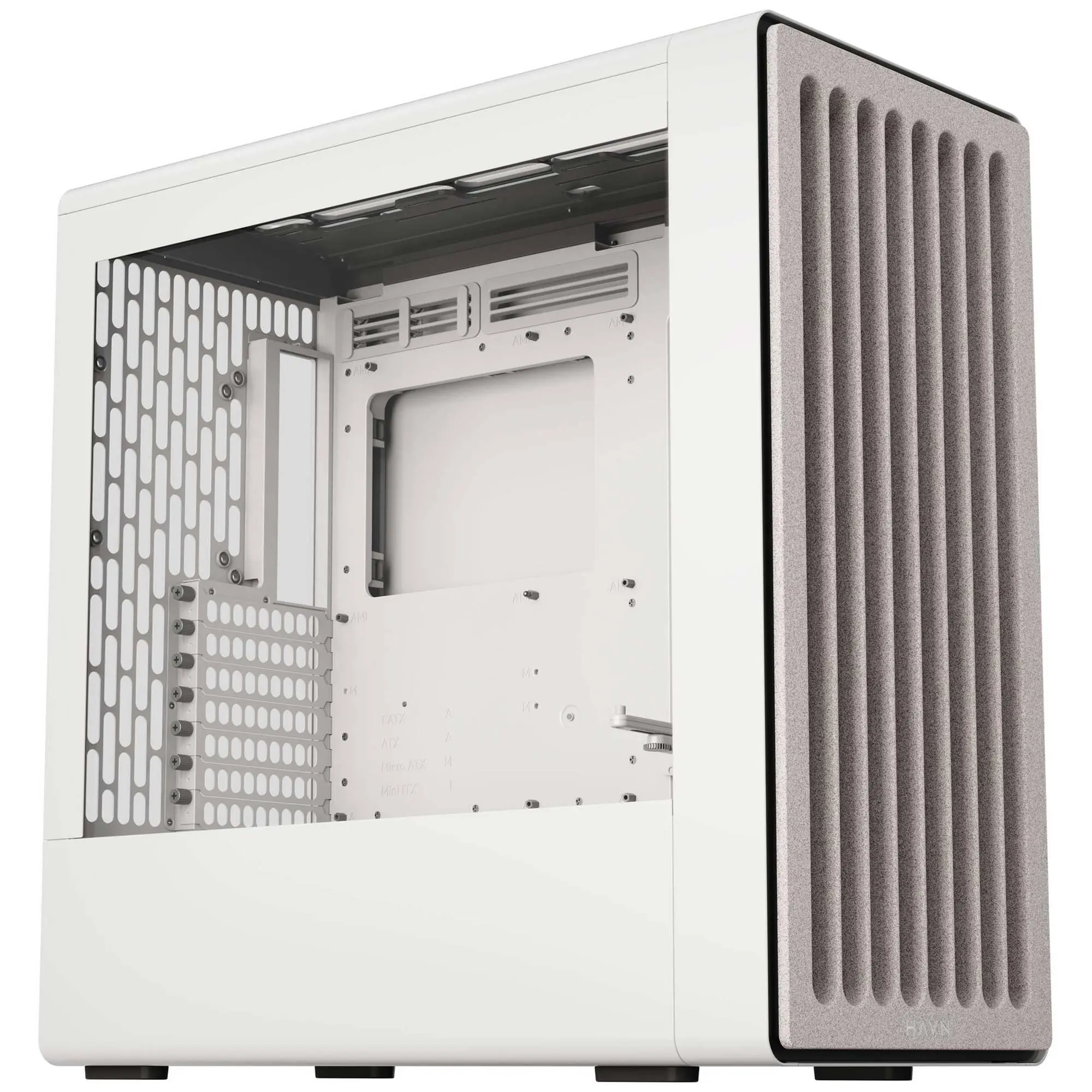 HAVN BF 360, E-ATX, Tempered Glass - Bianco