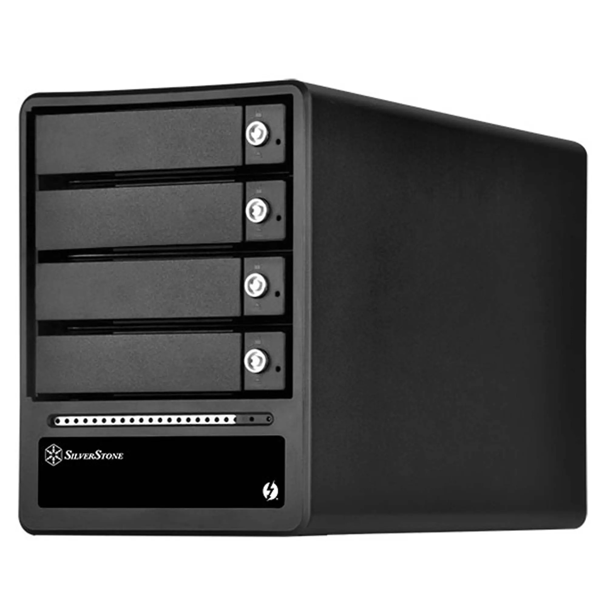 Silverstone SST-TS433-TB 4-Bay 3.5 Pollici HD Case Thunderbolt 2 - Nero