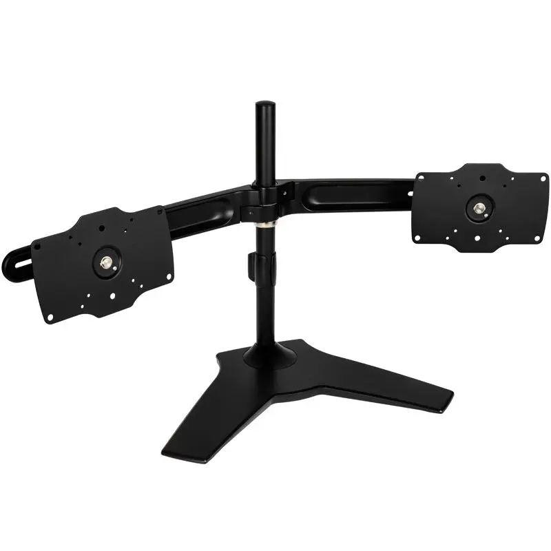 Silverstone SST-ARM23BS-L Supporto Doppio Monitor LCD - Nero