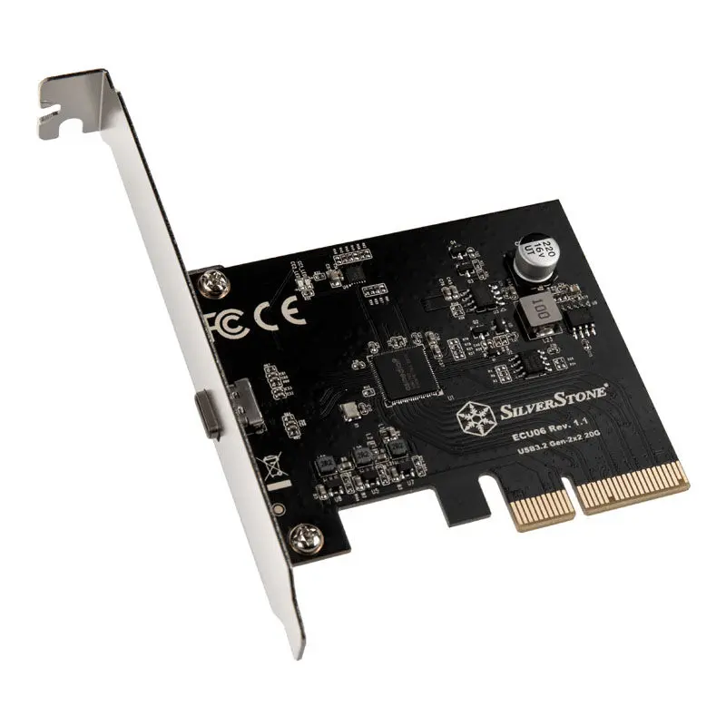 Silverstone SST-ECU06, Controller USB-C 3.2 Gen 2x2 - PCIe