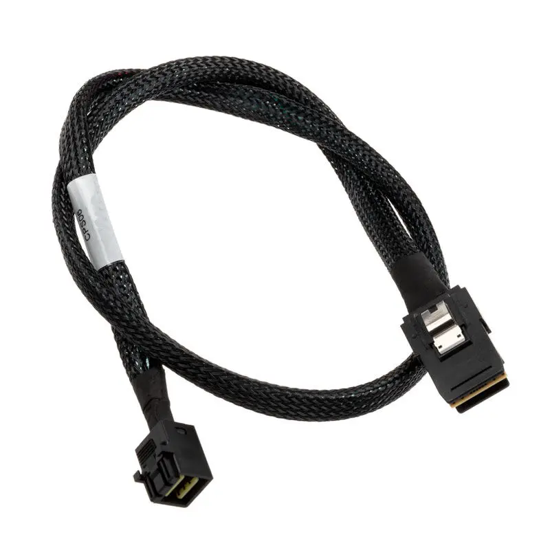 Silverstone SST-CPS06 Cavo Mini-SAS SFF-8643 / SATA, Nero - 60cm