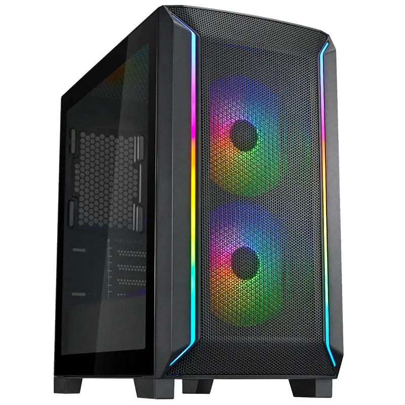 Silverstone SST-FA312Z-BG Fara 312Z, ARGB, Tempered Glass - Nero