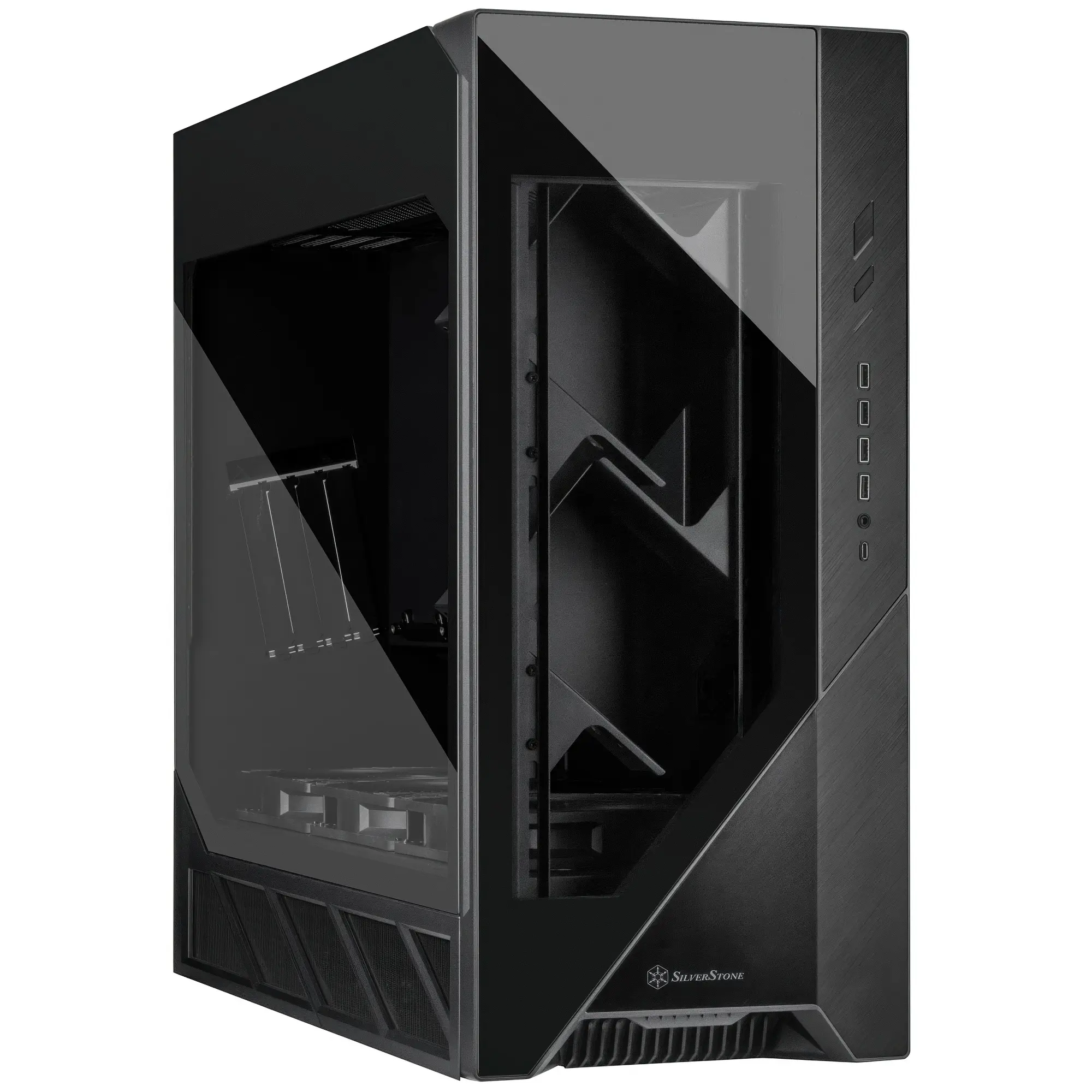 Silverstone ALTA F2, Full-Tower, Vetro Temperato - Nero
