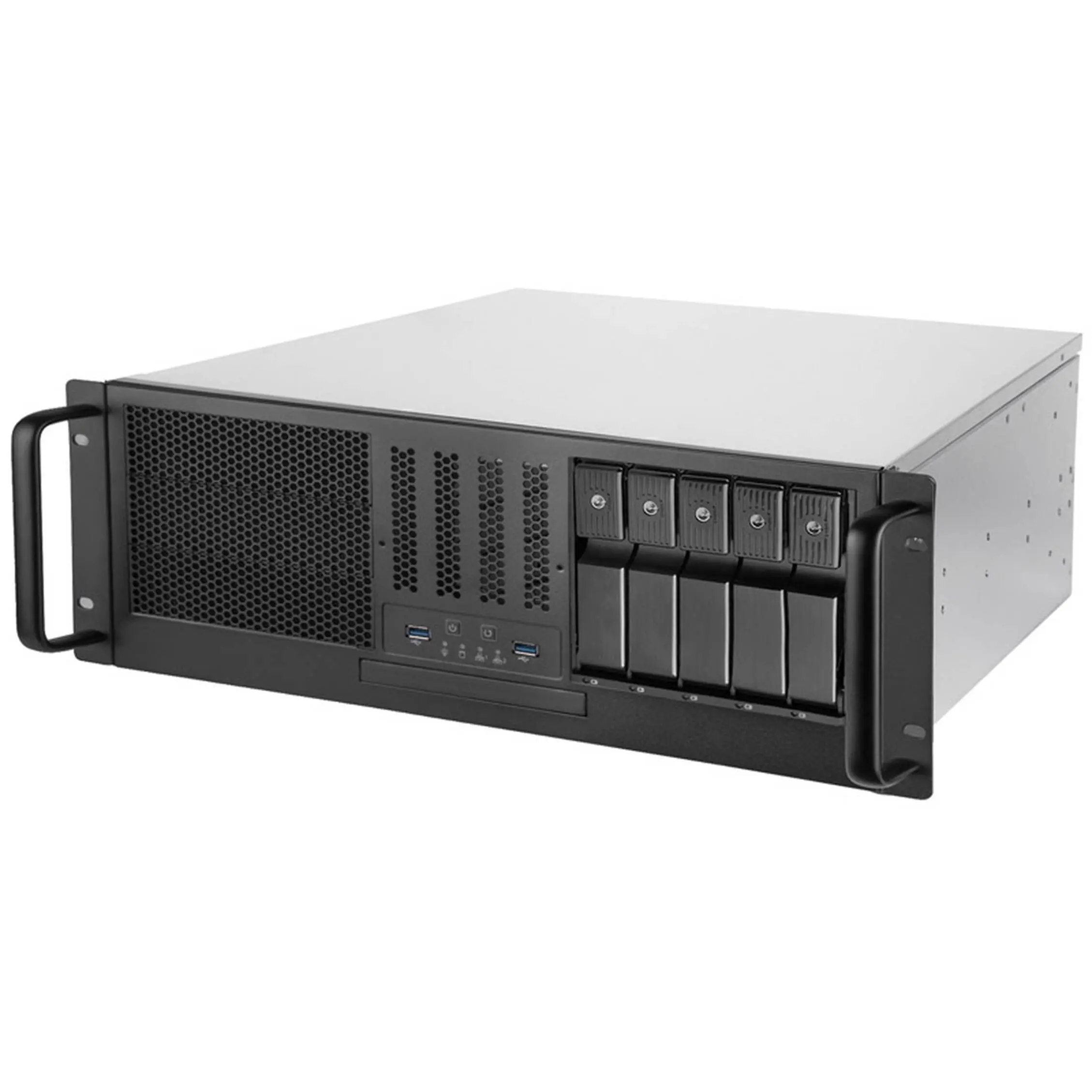 Silverstone SST-RM41-H08 Rackmount Server - 4U - Grigio