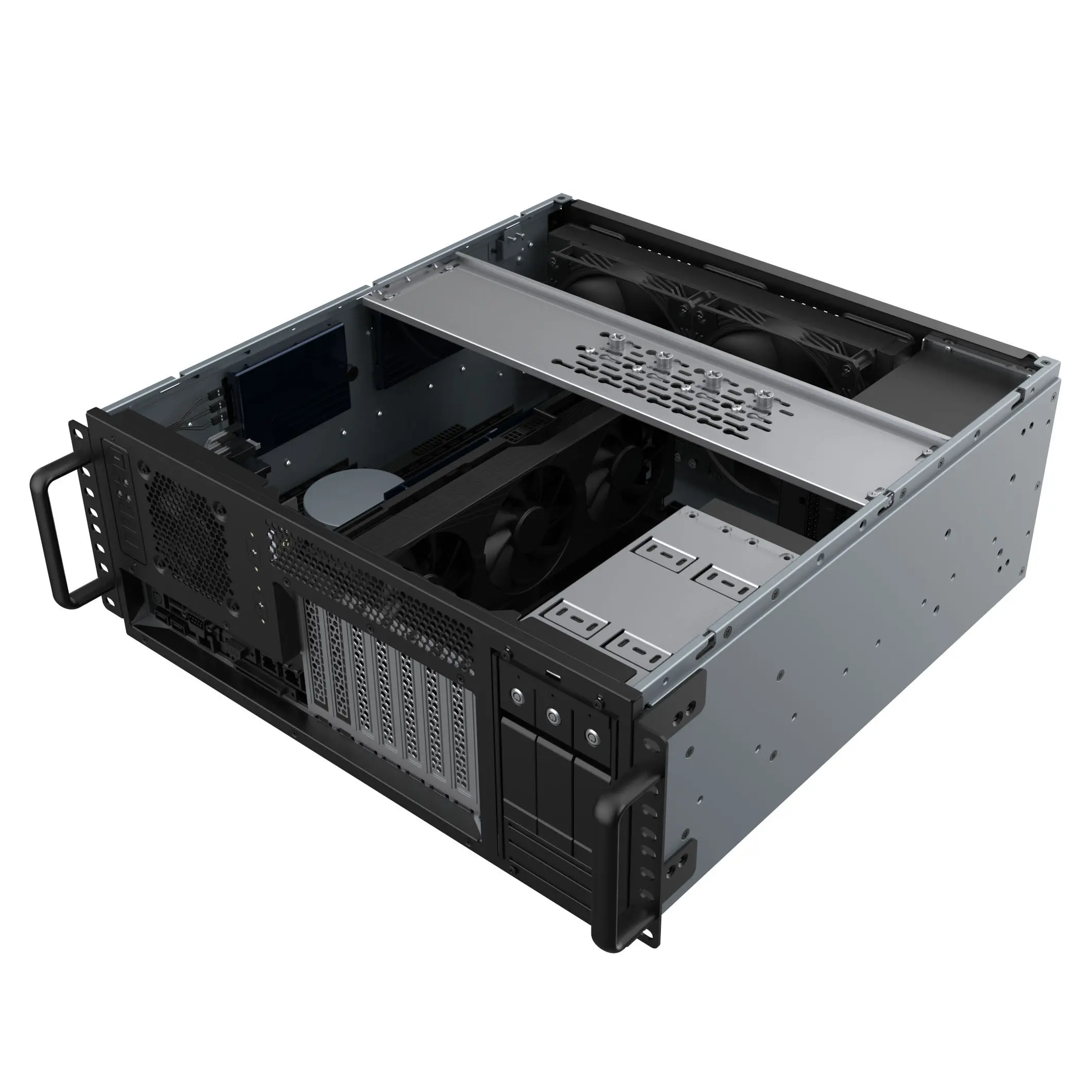 Silverstone RM46-502-I 4U Rackmount Server Chassis Interchangeable