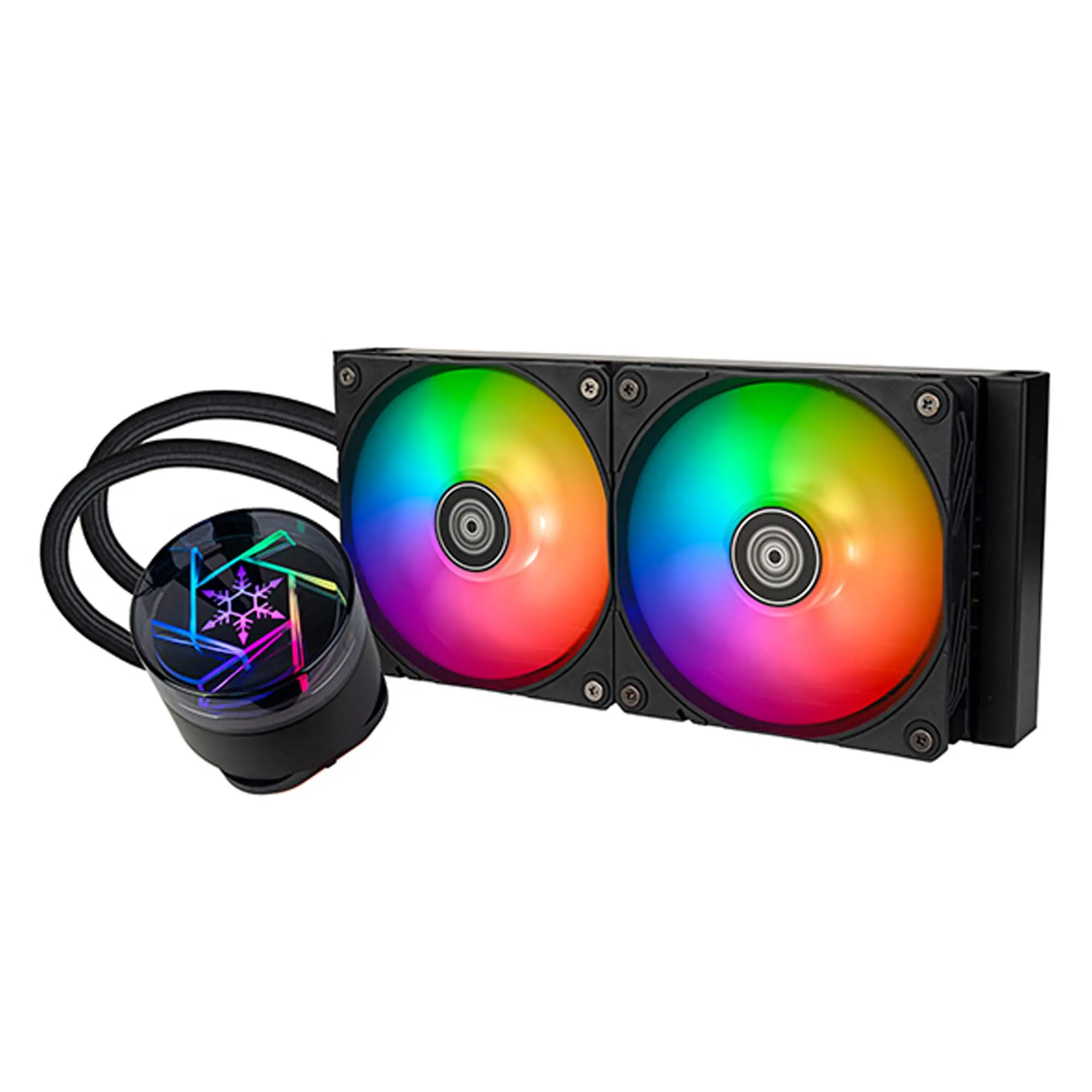 Silverstone NovaPeak 240 Cooler AIO, ARGB - 240 mm - Nero