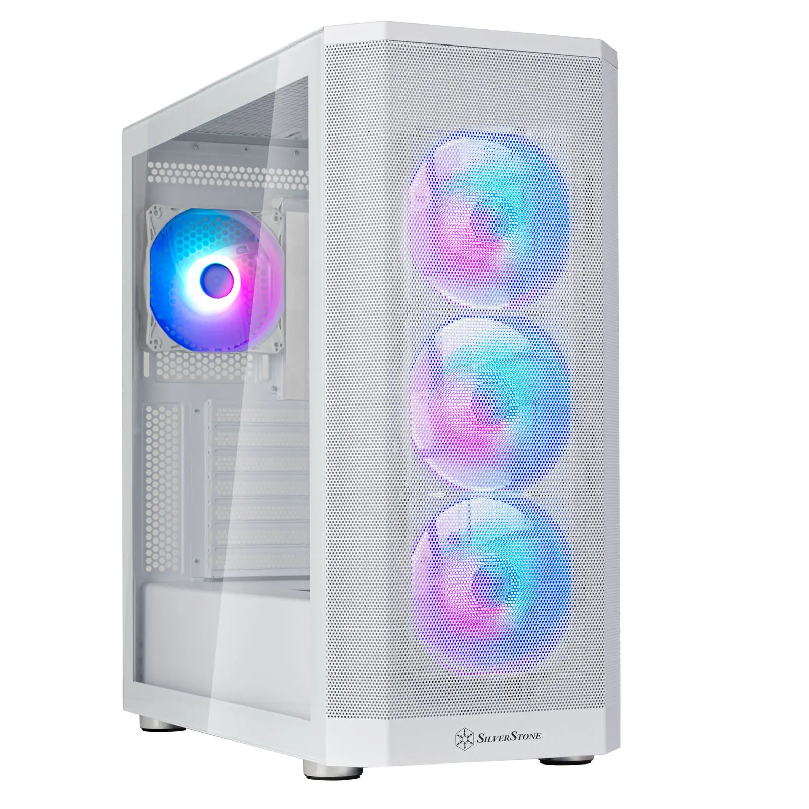 Silverstone FARA 514X, ARGB, Tempered Glass - Bianco