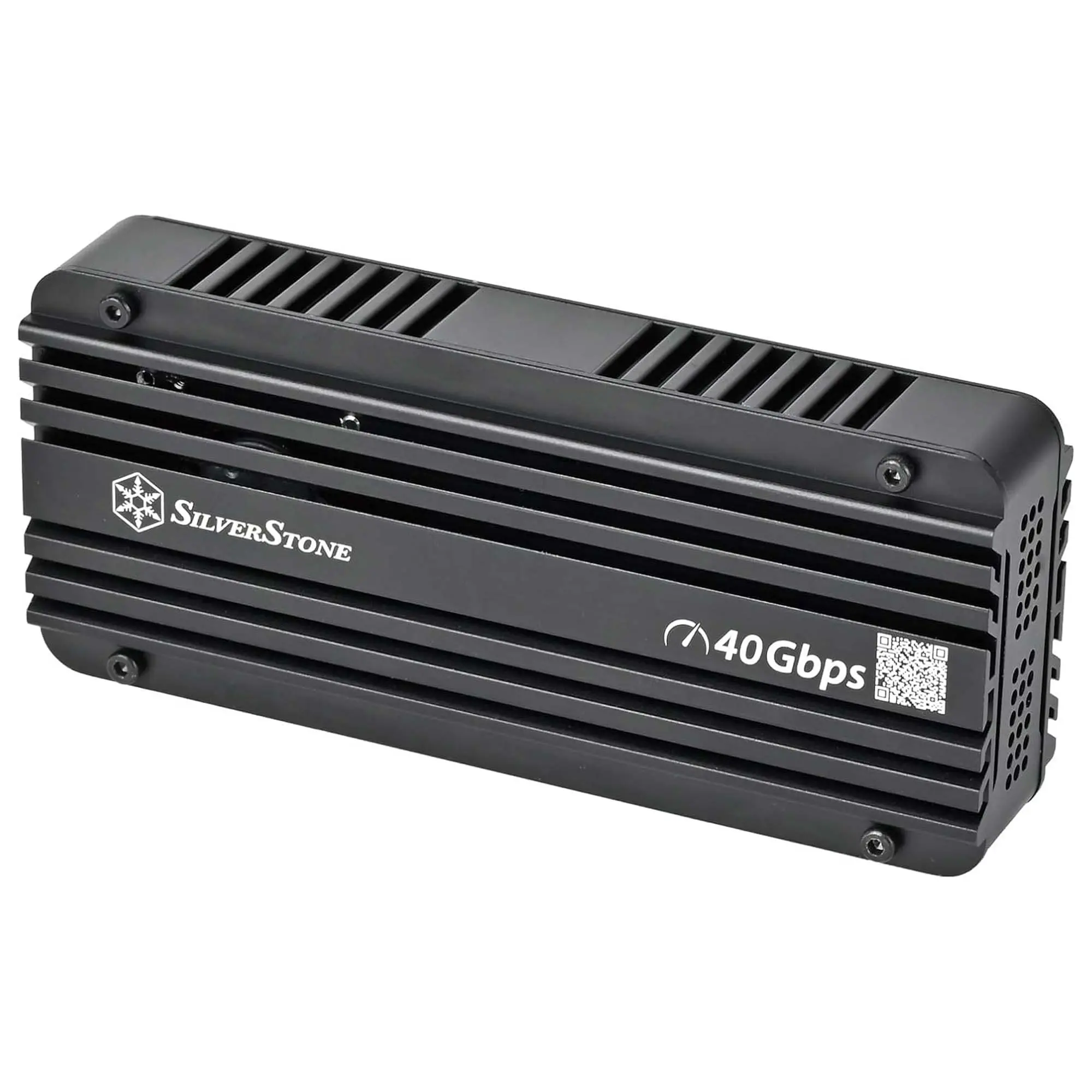 Silverstone MS12 40Gbps SuperSpeed+ USB 3.2 Box Esterno - Nero