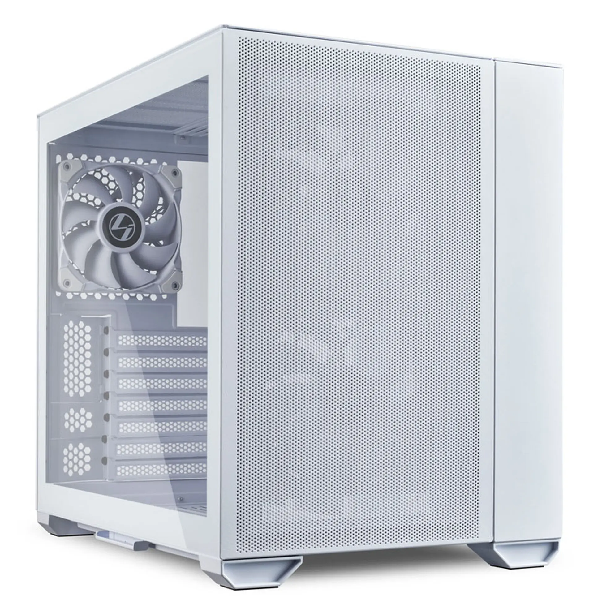Lian Li PC-O11 Air Mini, Tempered Glass - Bianco