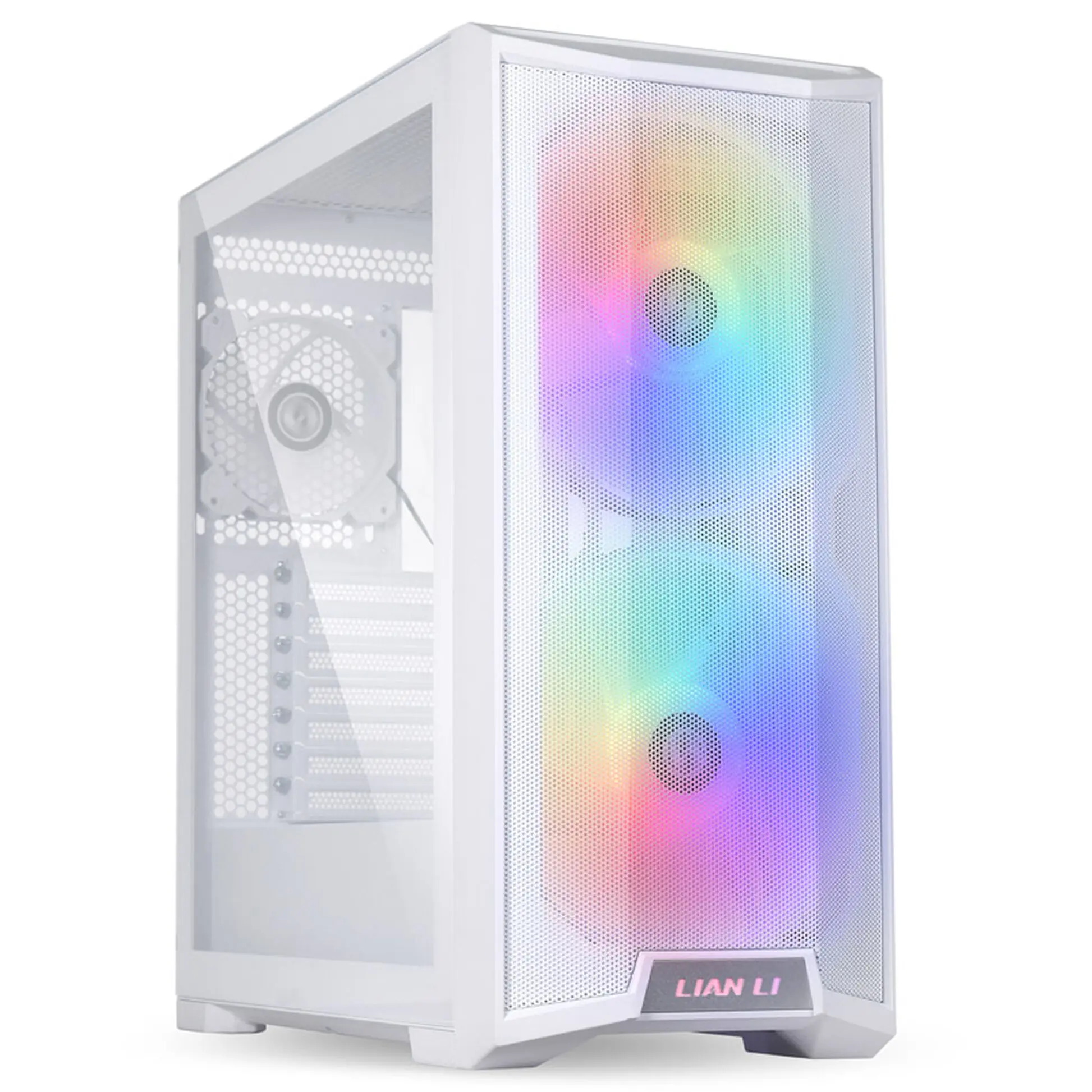 Lian Li LANCOOL 215 ARGB, Tempered Glass - Bianco