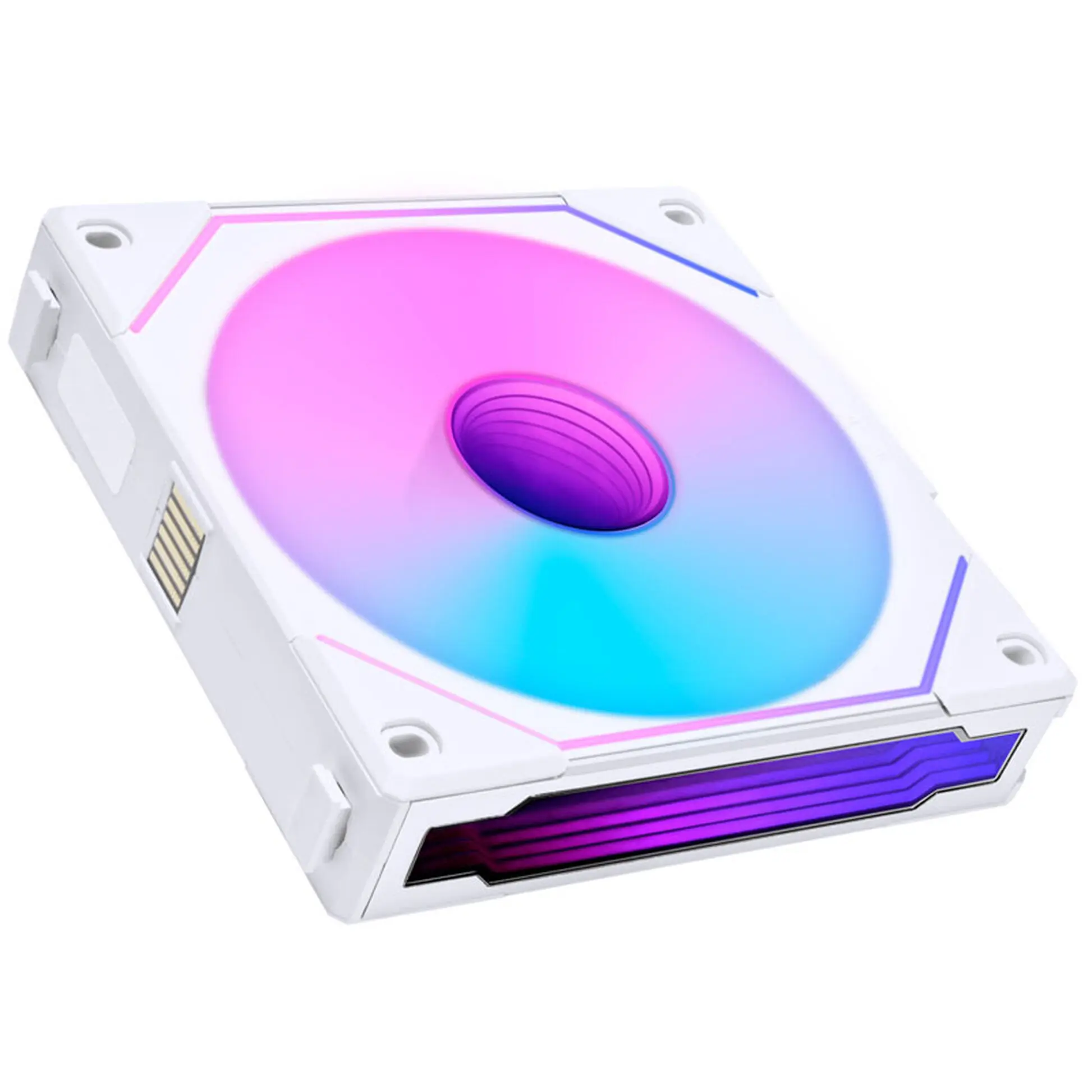 Lian Li UNI FAN SL-INF 120 ARGB PWM FAN, Reverse Blade, Daisy-Chain, Bianco - 120 mm