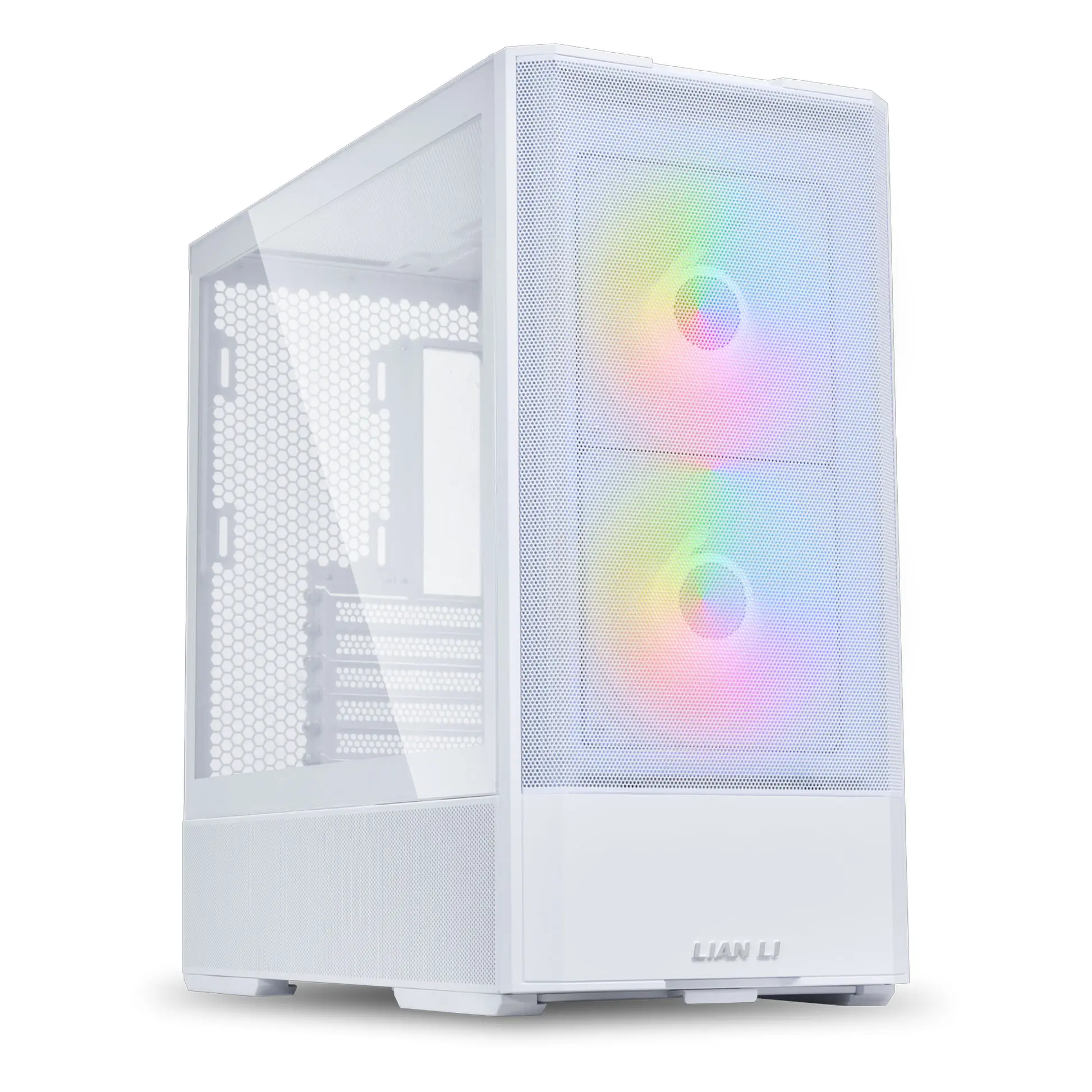 Lian Li LANCOOL 207 Mid-Tower, Vetro Temperato - Bianco