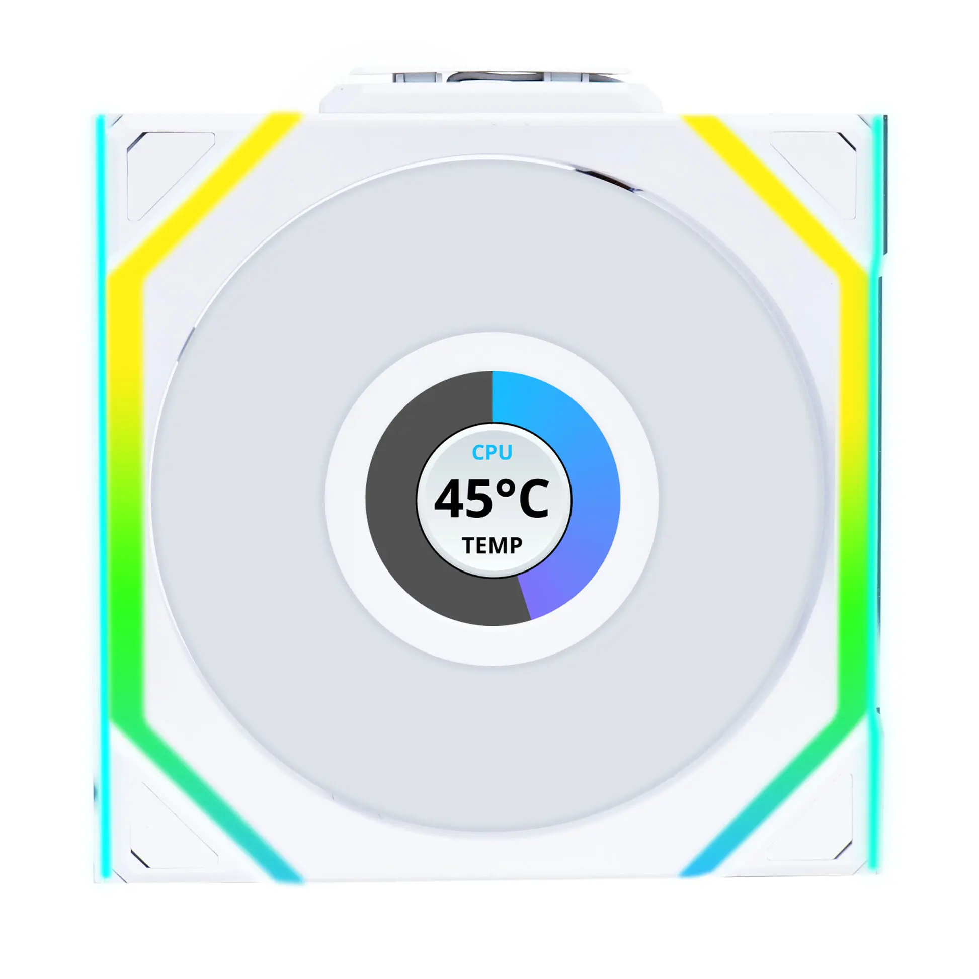 Lian Li UNI FAN SL Wireless LCD ARGB PWM Reverse 120 mm - Bianco