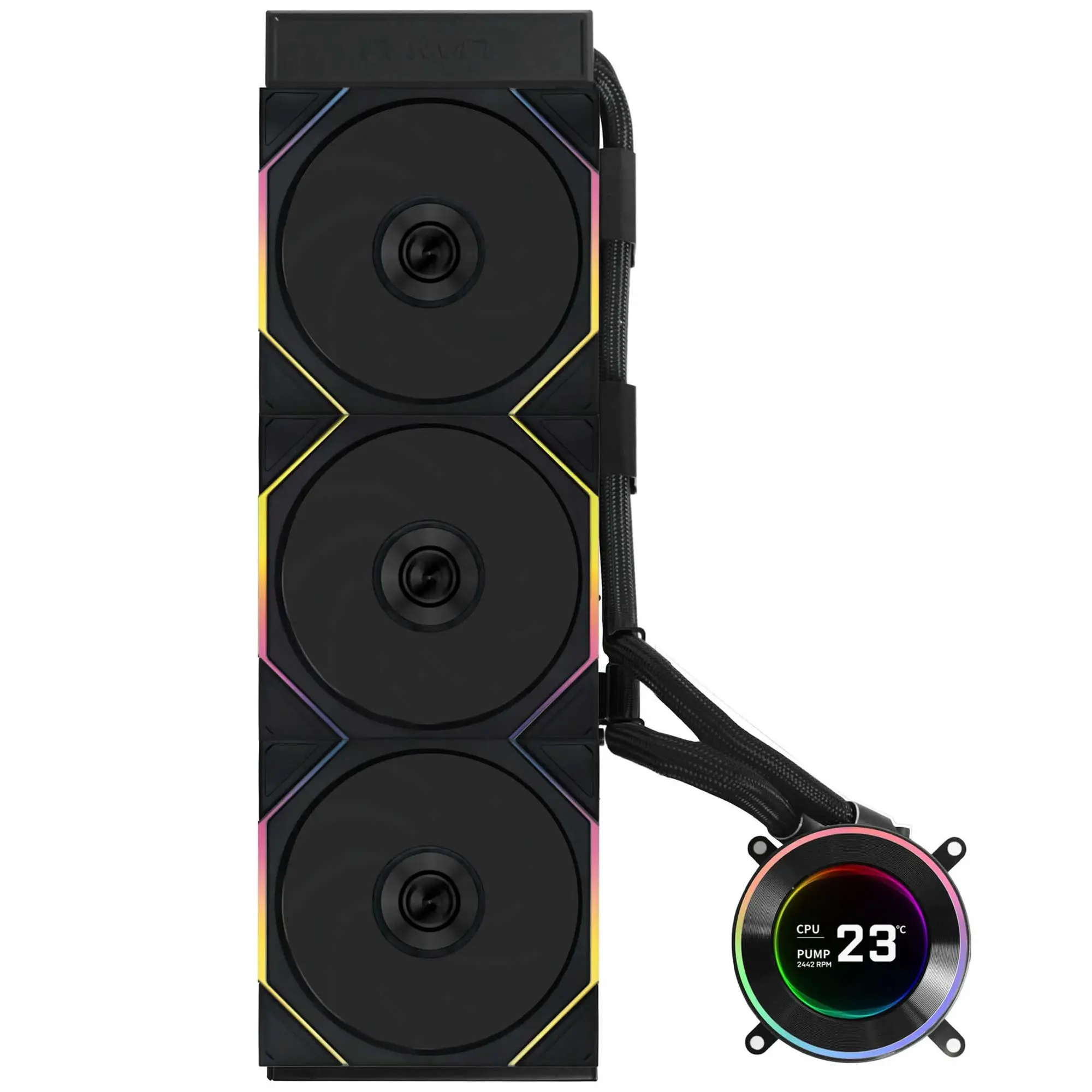 Lian Li HydroShift II LCD-C 360TL AIO Water Cooler, ARGB - Nero