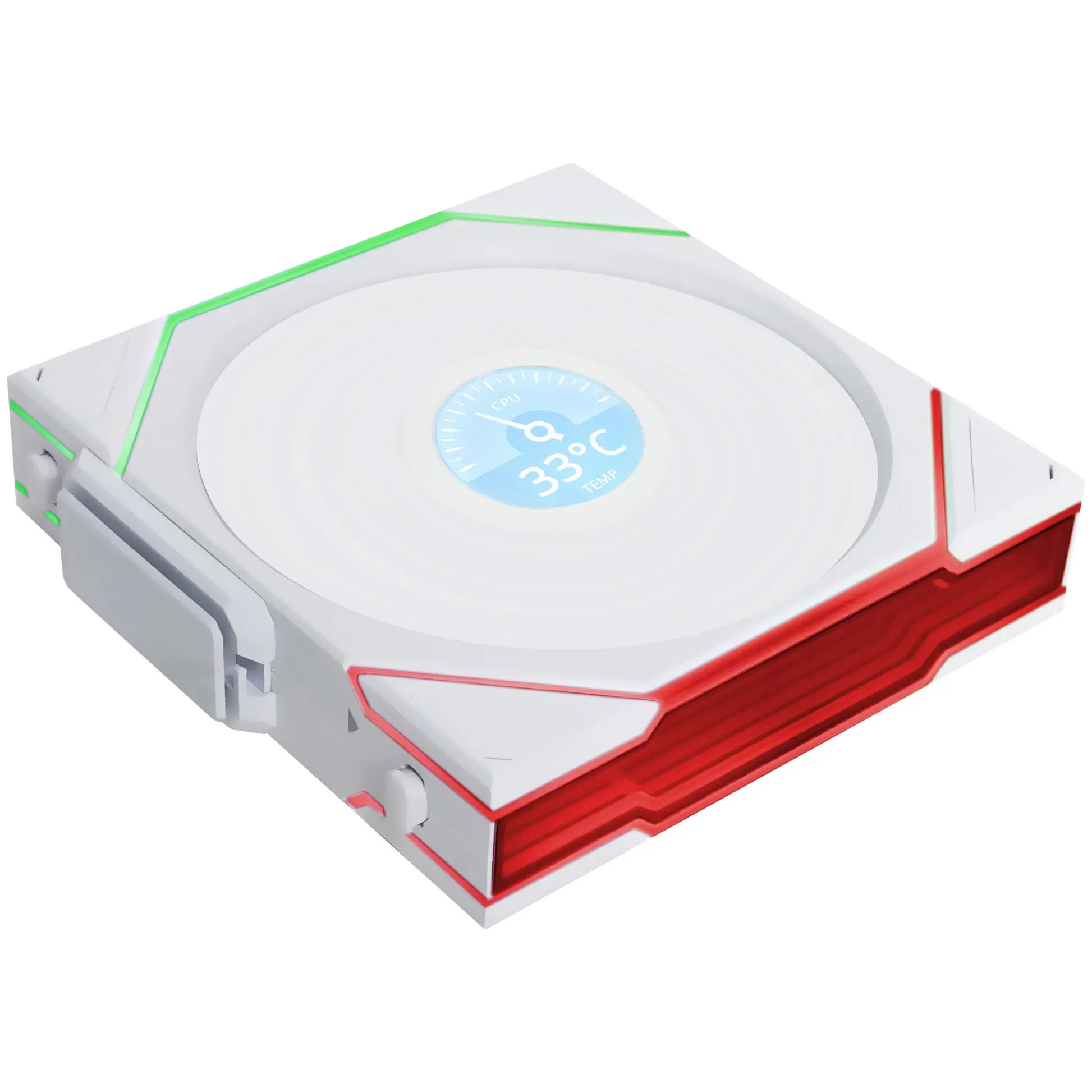 Lian Li UNI FAN TL LCD Wireless ARGB PWM 140 mm - Bianco