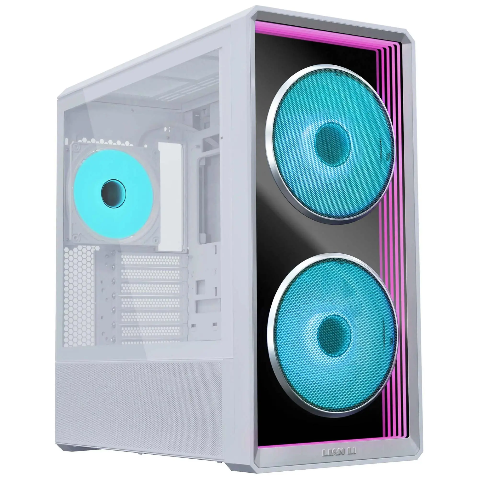 Lian Li LANCOOL 217 INF ARGB, Tempered Glass - Bianco