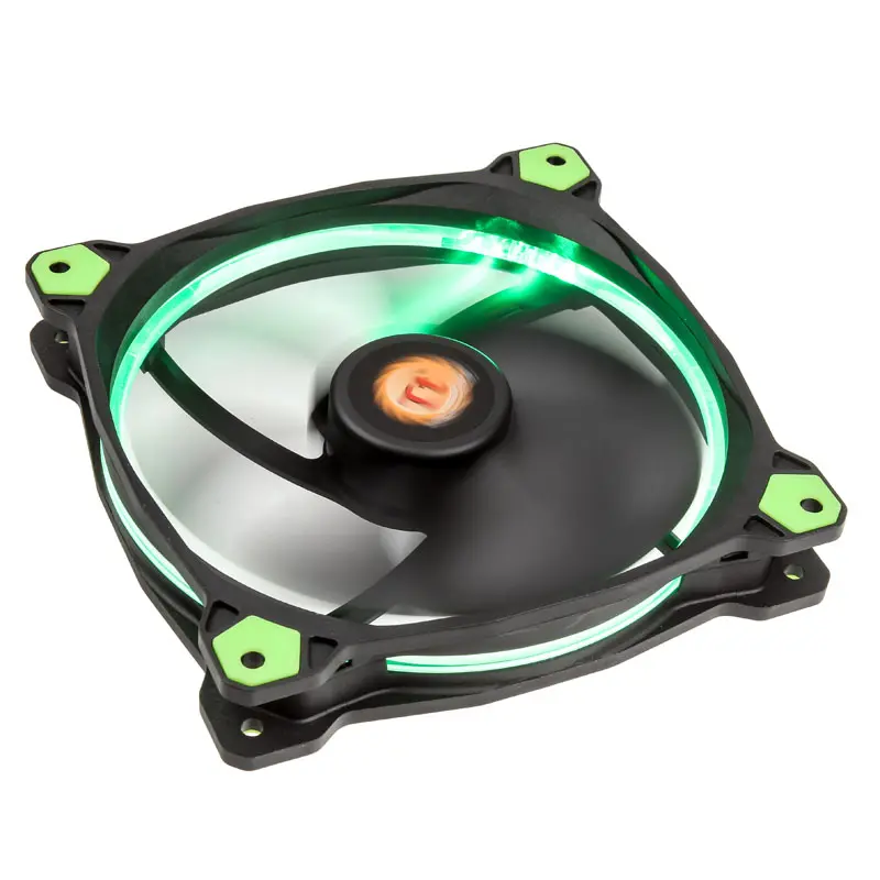 Thermaltake Riing 14, 140mm LED Fan - Verde