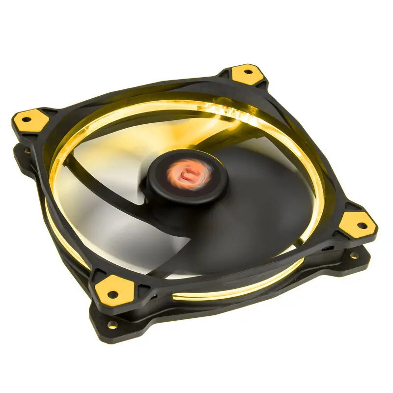 Thermaltake Riing 14, 140mm LED Fan - Giallo